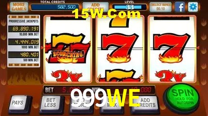 Sessão de jogo em andamento no aplicativo 999WE para Android